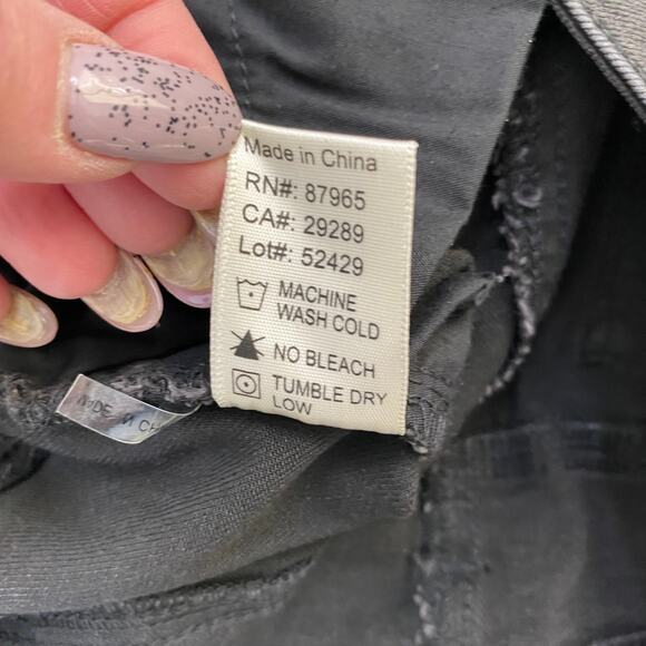 Elan Black Side Fray Fringe Mid-Rise Skinny Jeans Stretch - Medium 28 29 - Picture 10 of 14